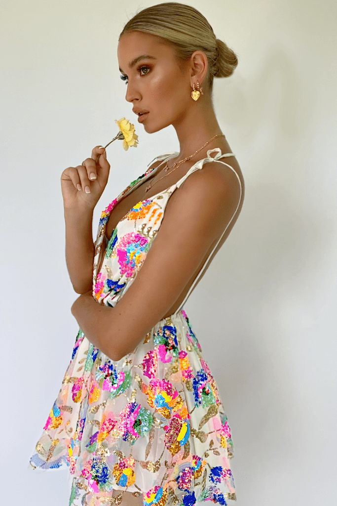 Vera | Tropical Mini Dress