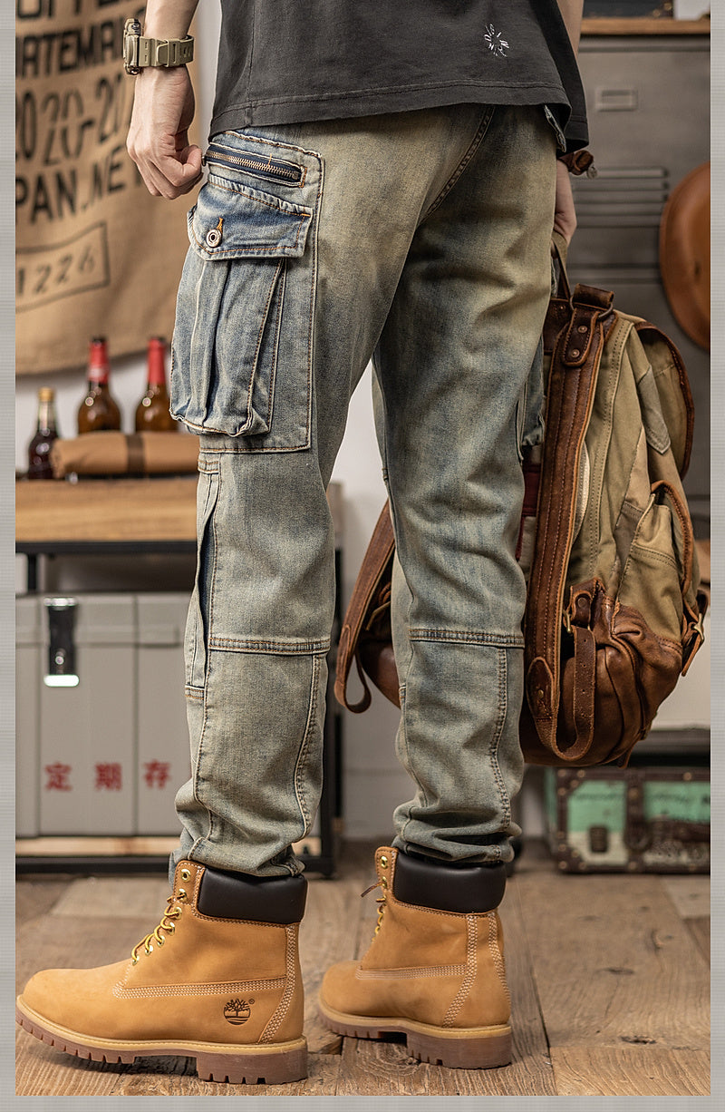 Denim Cargo Pants - Urban Style and Incomparable Comfort