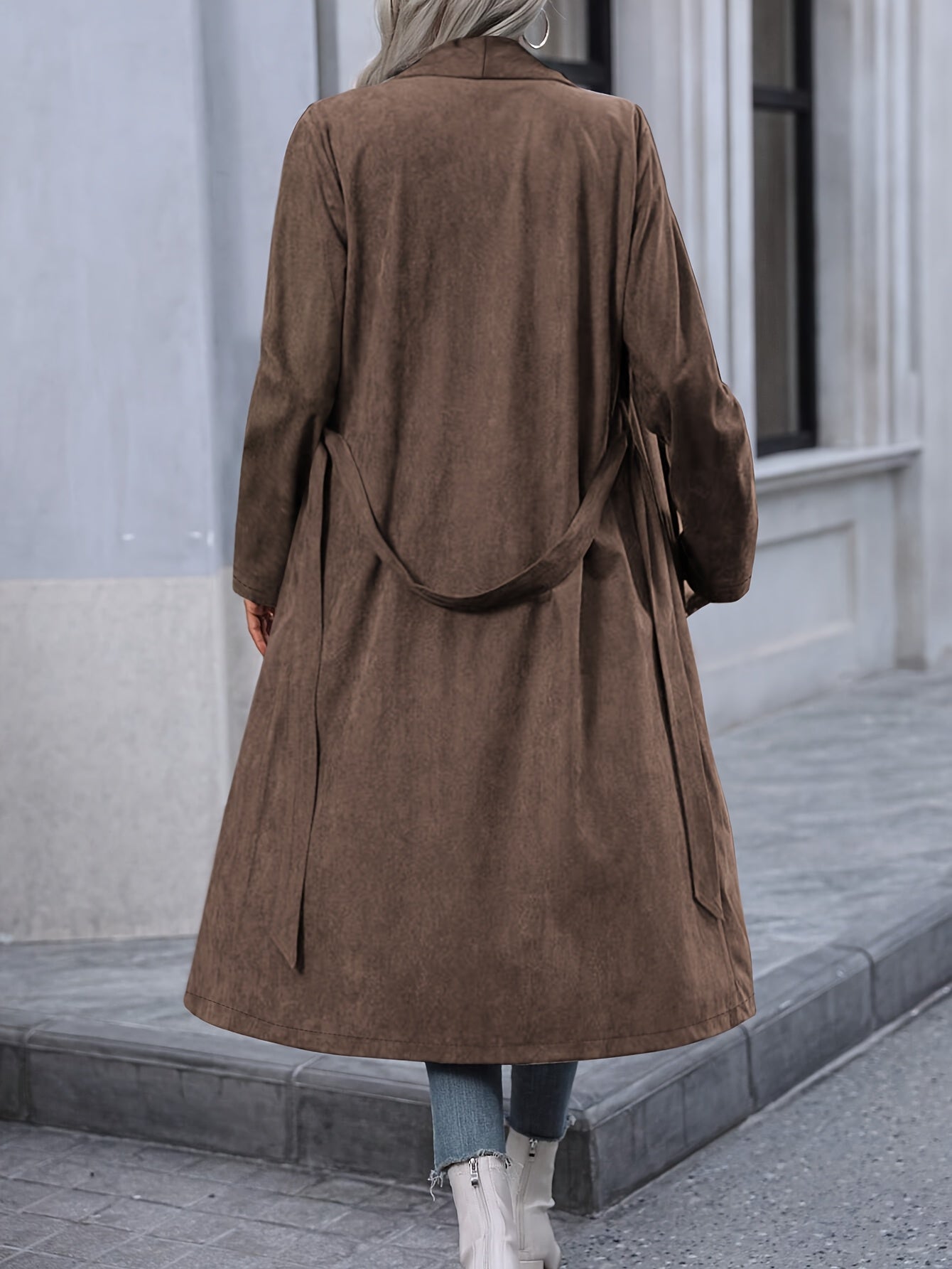 Bella | Stylish Vintage Brown Trench Coat