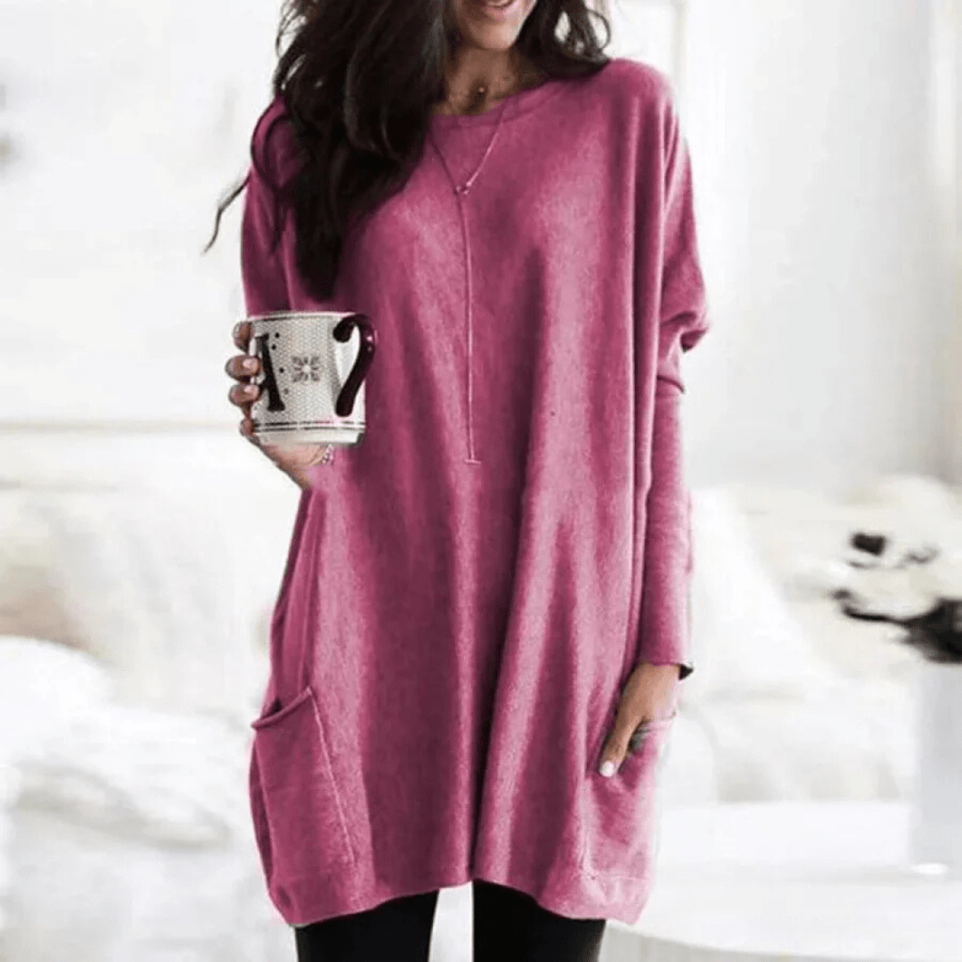 Celene - Casual Pocket Sweater