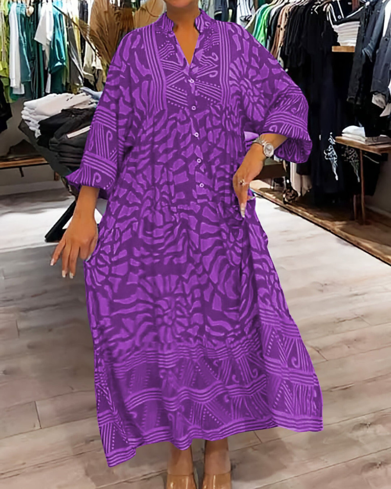 Mckinley | Maxi Dress With Elegant Print
