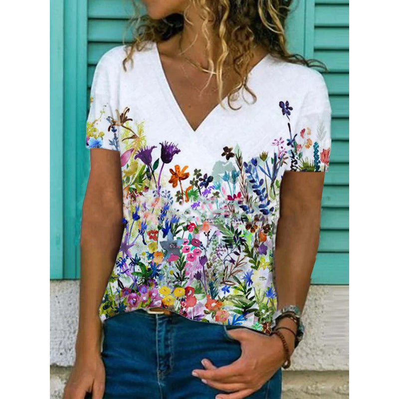 Flora Top - V-Neckline