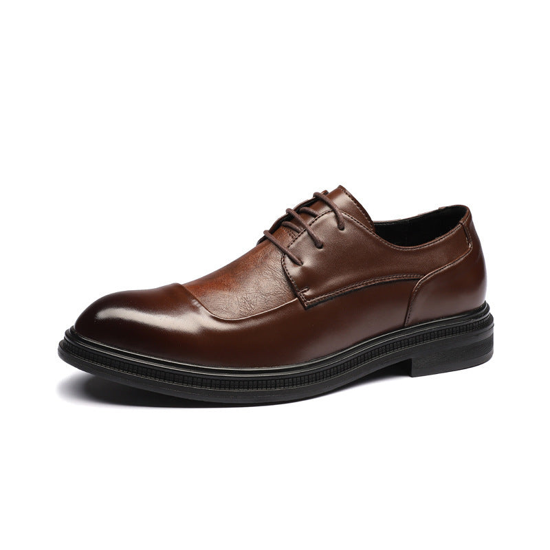 Men's Elegant Shoes - Comfort and British Style with Pointed Toe.