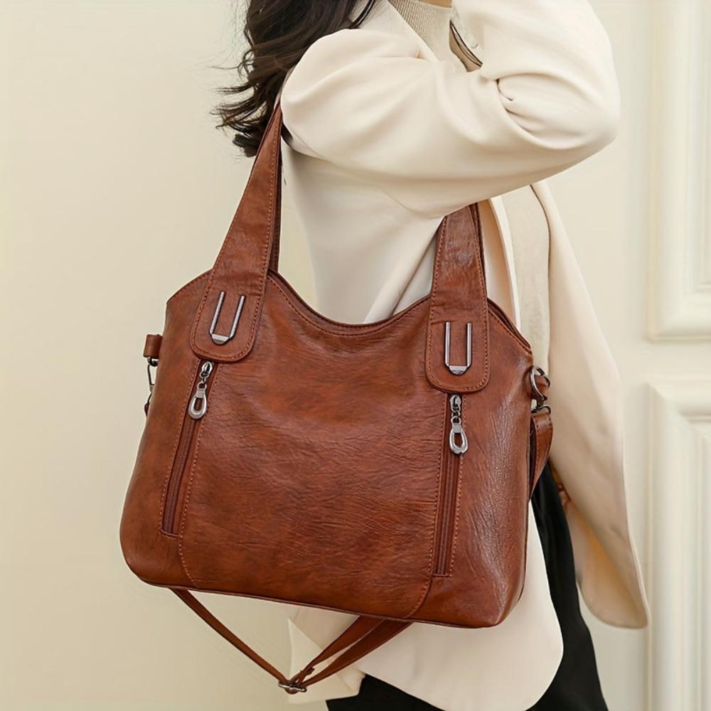 Lily Luxe Statement I Retro Tote Shoulder Bag
