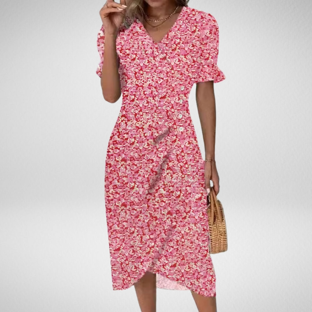 Judith | Elegant Floral Dress