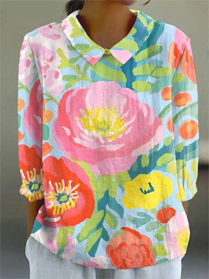Celestavelle | Vintage Colorful Blouse