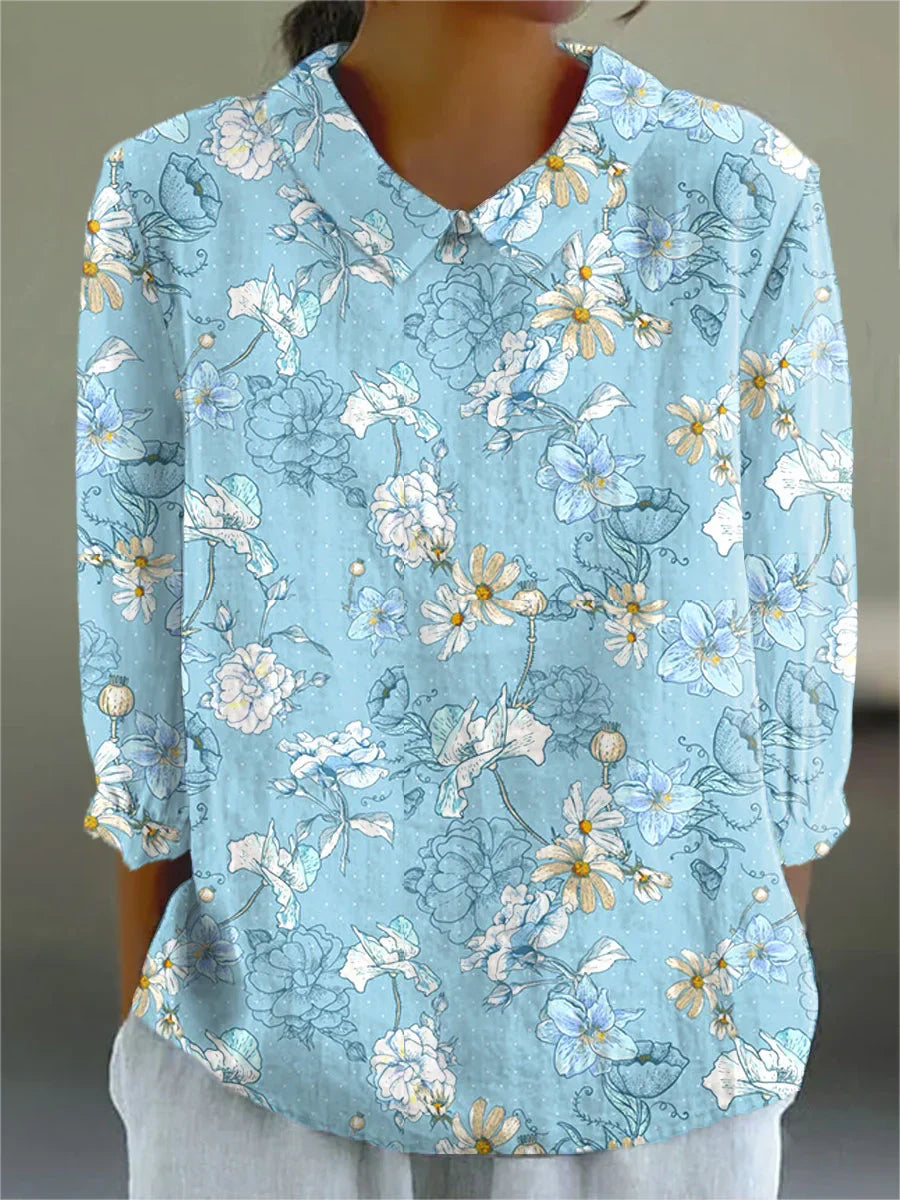 Elysavelle | Vintage Colorful Blouse