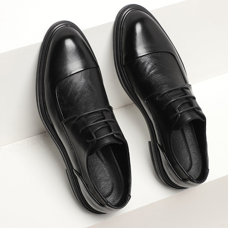 Men's Elegant Shoes - Comfort and British Style with Pointed Toe.
