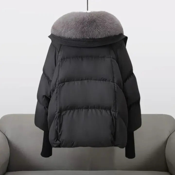 Lina - Winter Coat with Luxurious Fur Collar