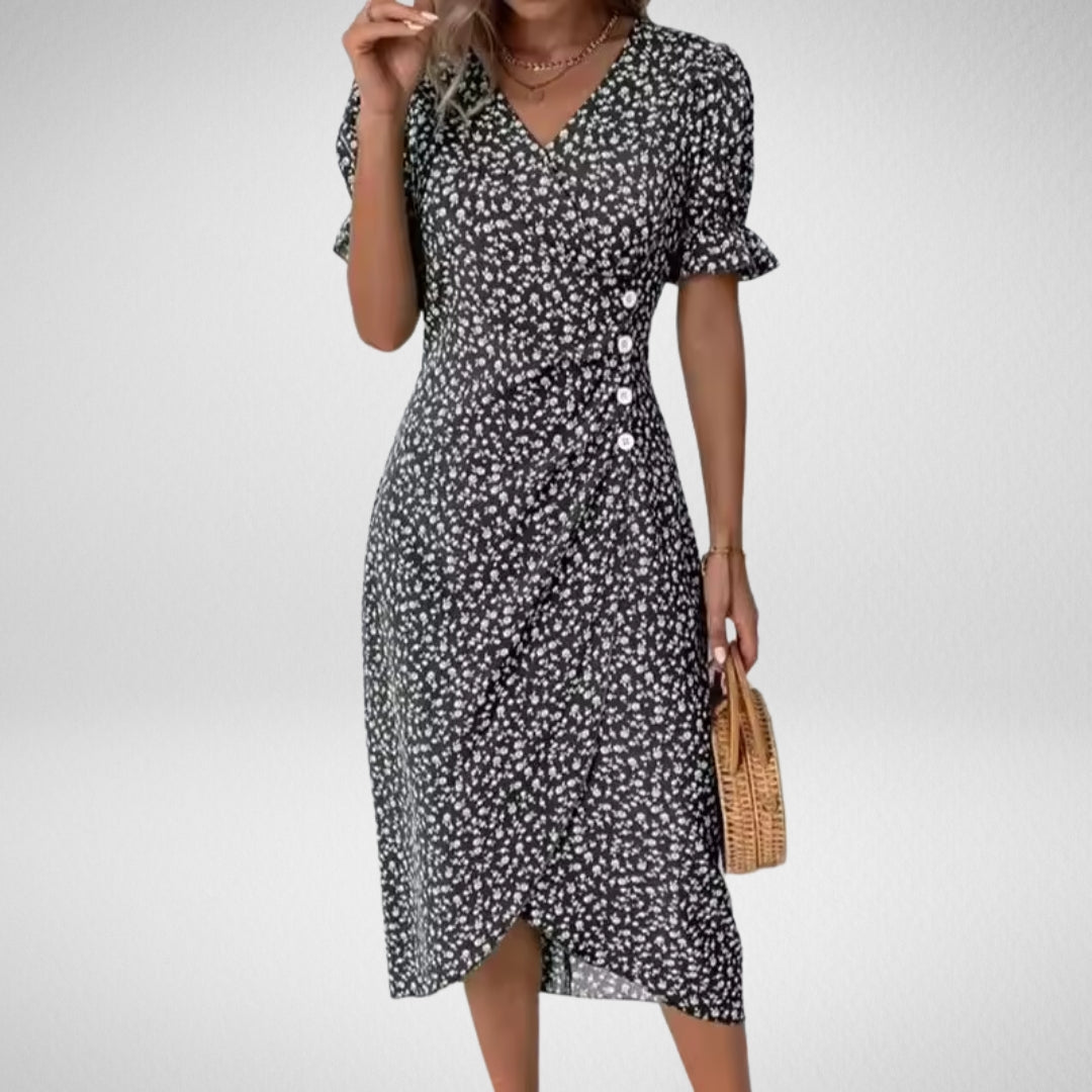 Judith | Elegant Floral Dress