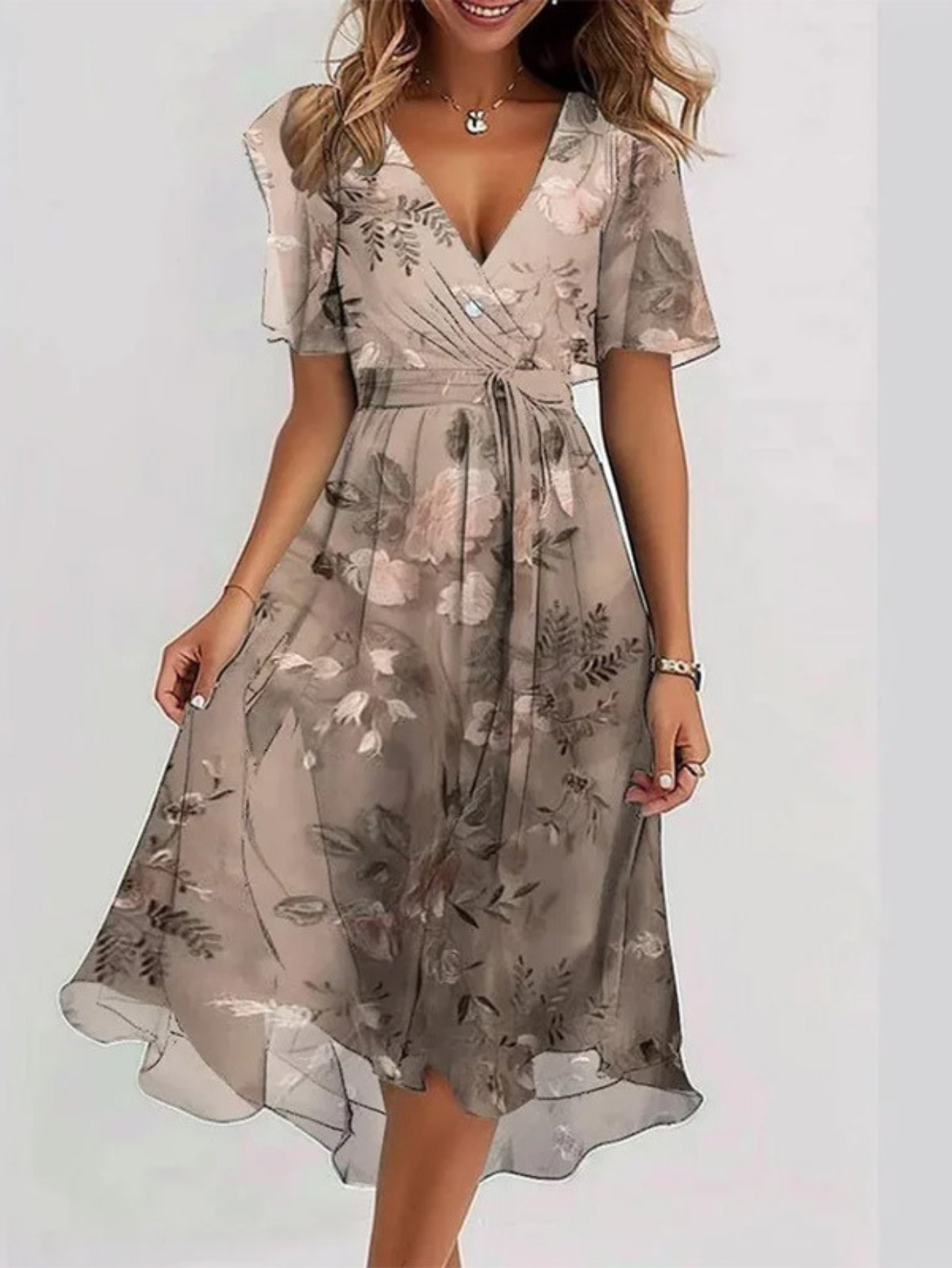 Matilda | Summer Dress With Belly Cover
