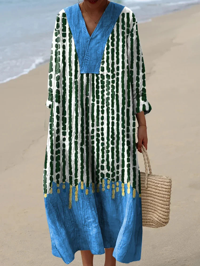 Theresa - Vibrant and Cozy Women's Dress
