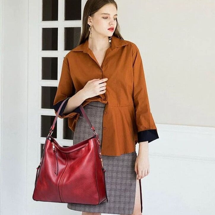 Brooklyn Tote Elegance | Large Capacity Shoulder Bag