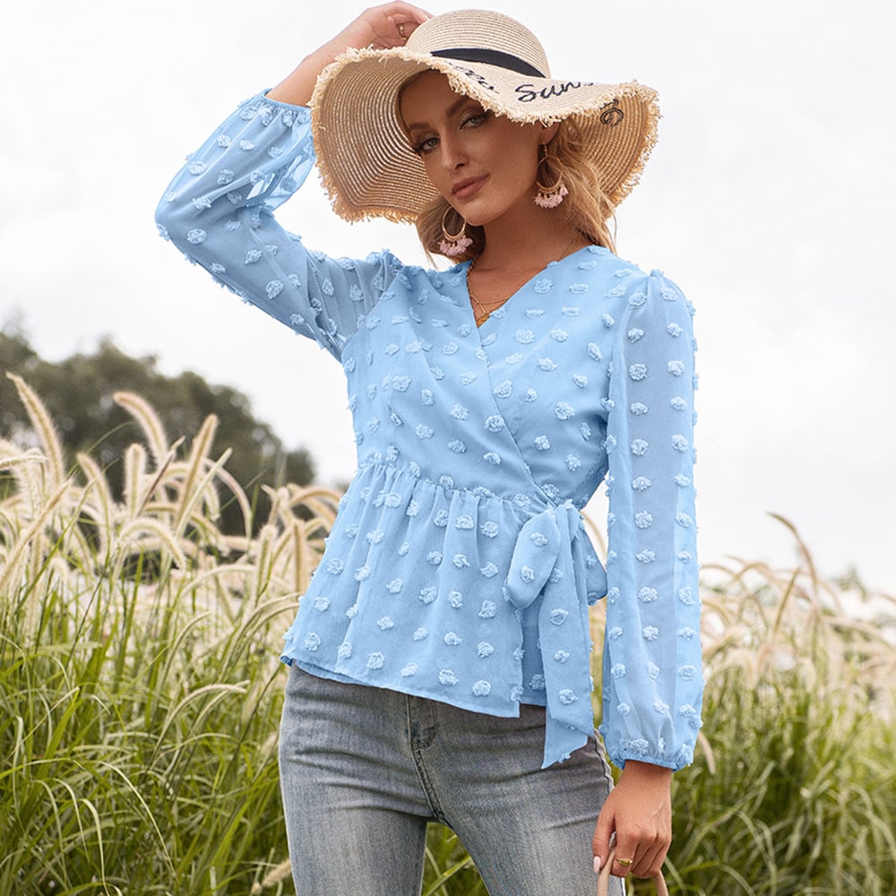 Primadonna Blouse - Elegance and Versatility in Jacquard Lace