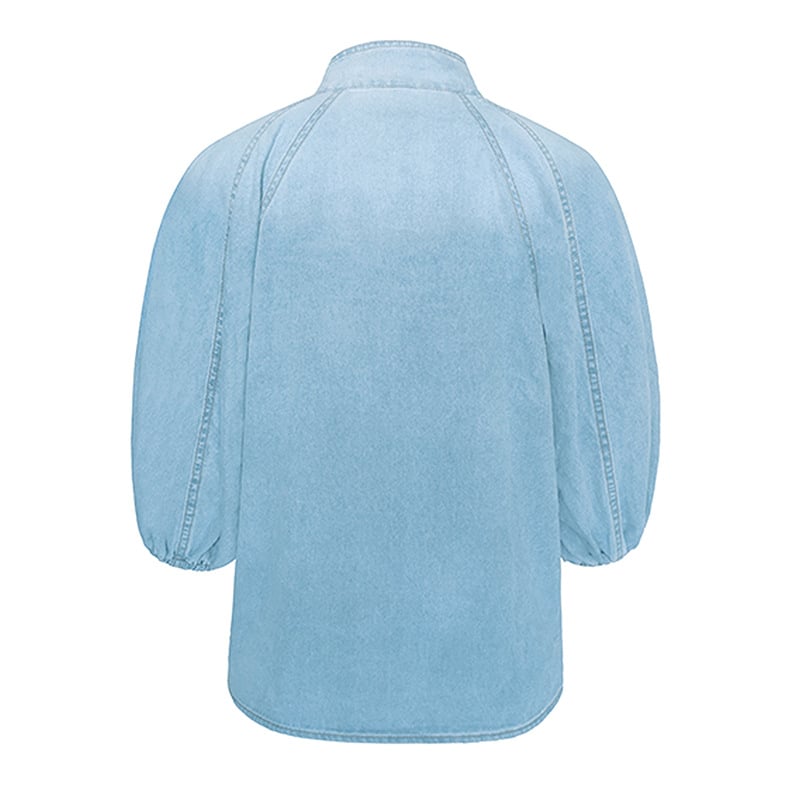Natalia Denim Top - Sophisticated and Comfortable