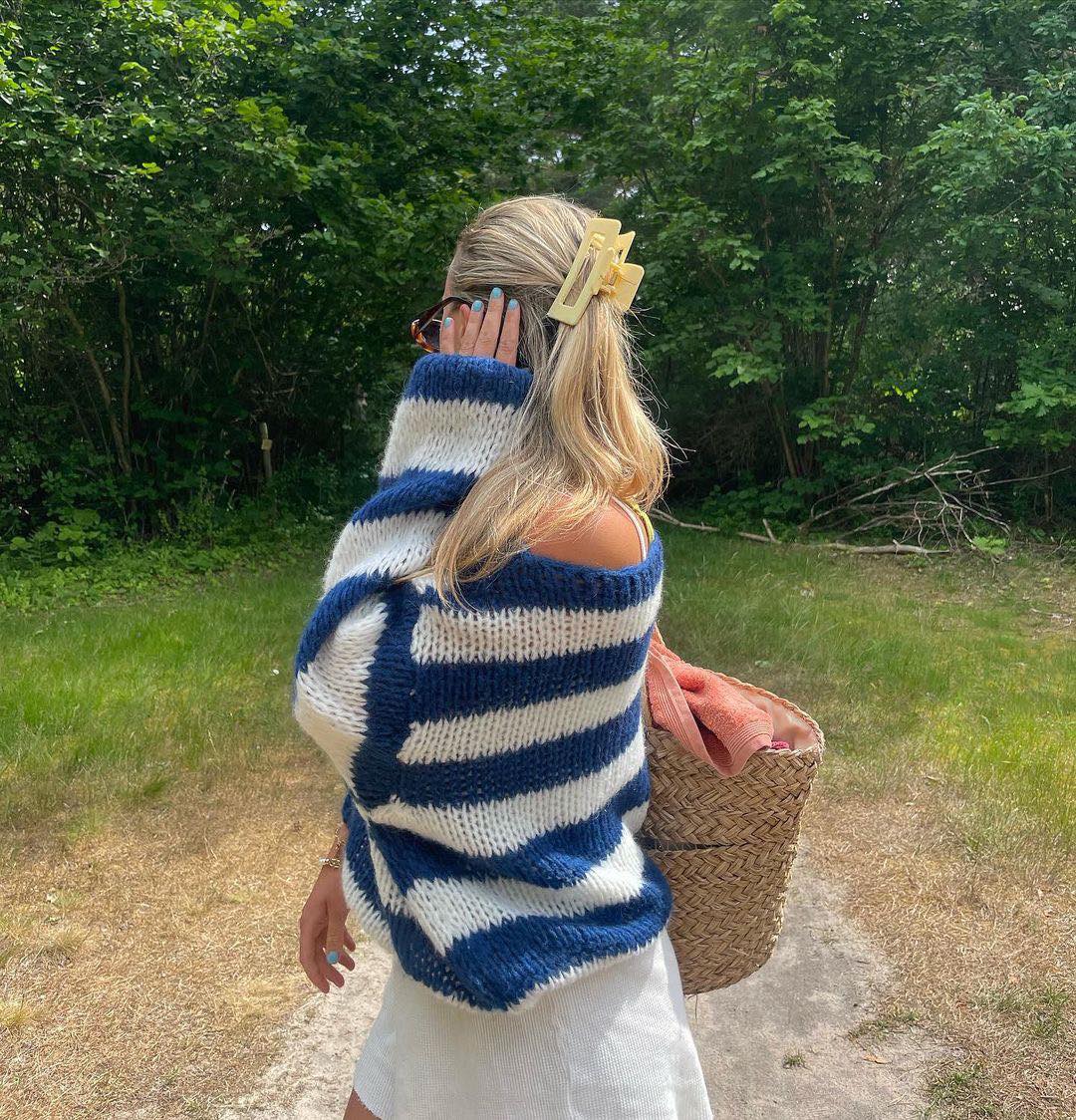 Sequoia Stripe Oversized Sweater