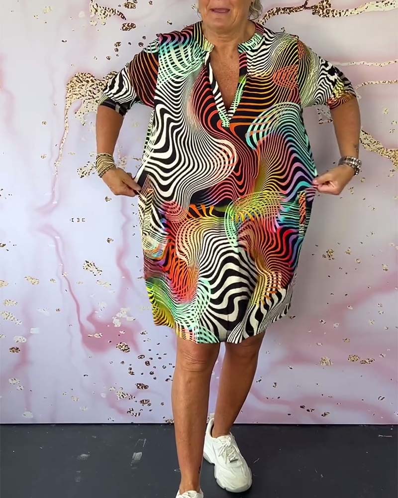 Cynthia | Elegant V-neck dress