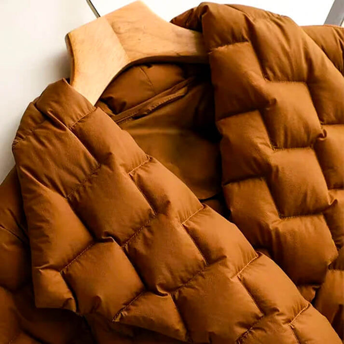 Cassie - Stylish Quilted Down Coat