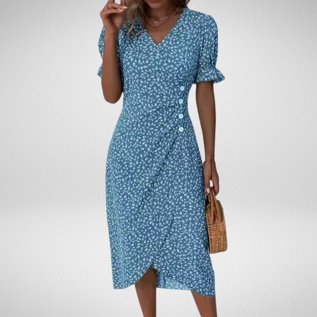 Judith | Elegant Floral Dress