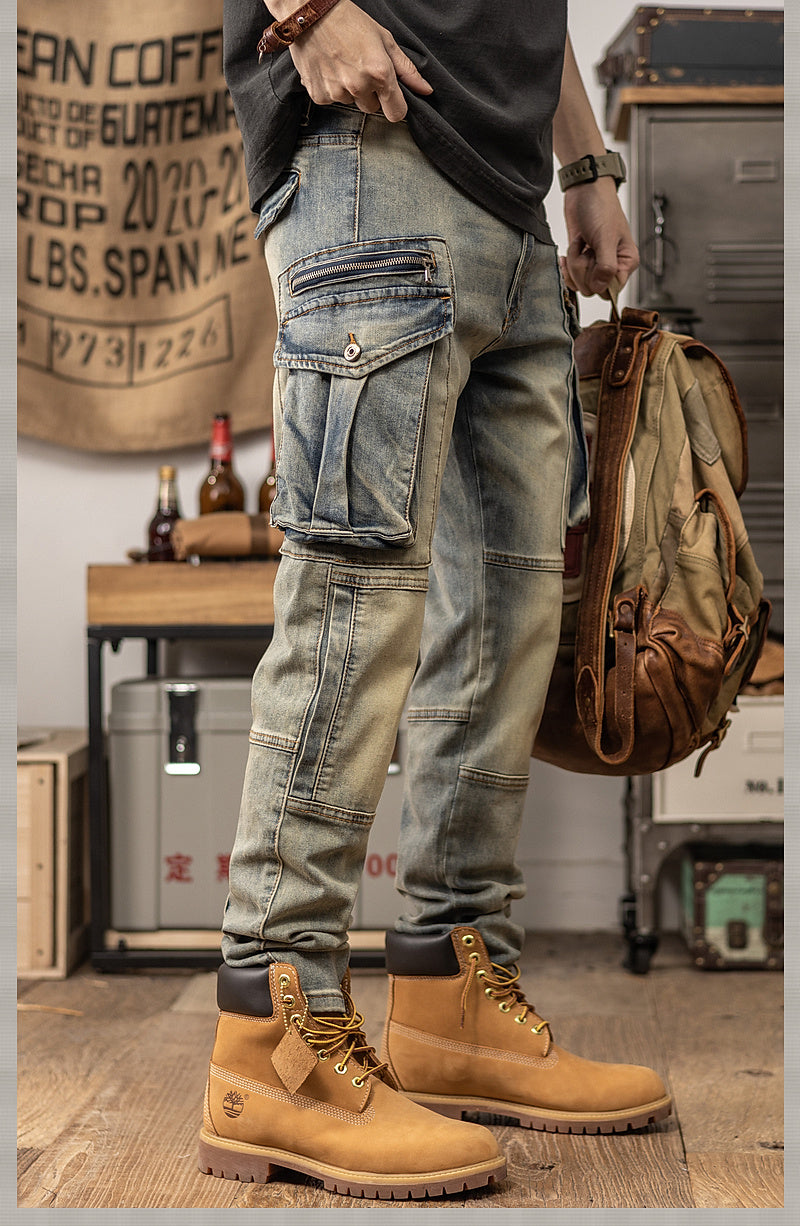 Denim Cargo Pants - Urban Style and Incomparable Comfort