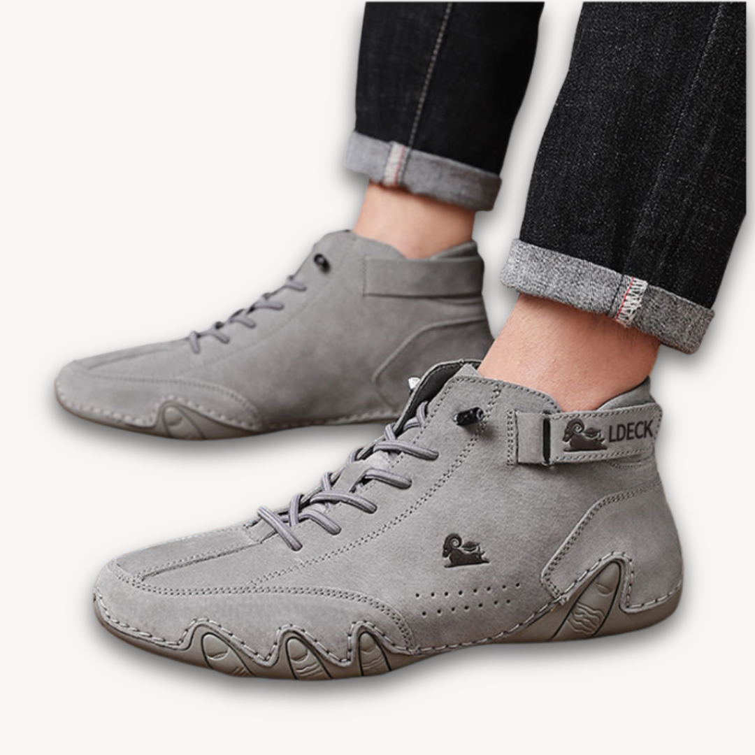 Aspen Suede High-Top Shoes – Casual Sneakers