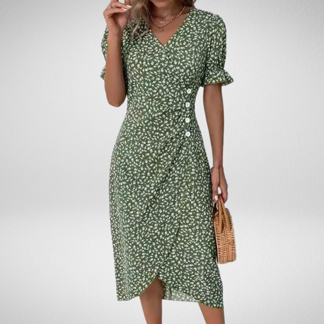 Judith | Elegant Floral Dress