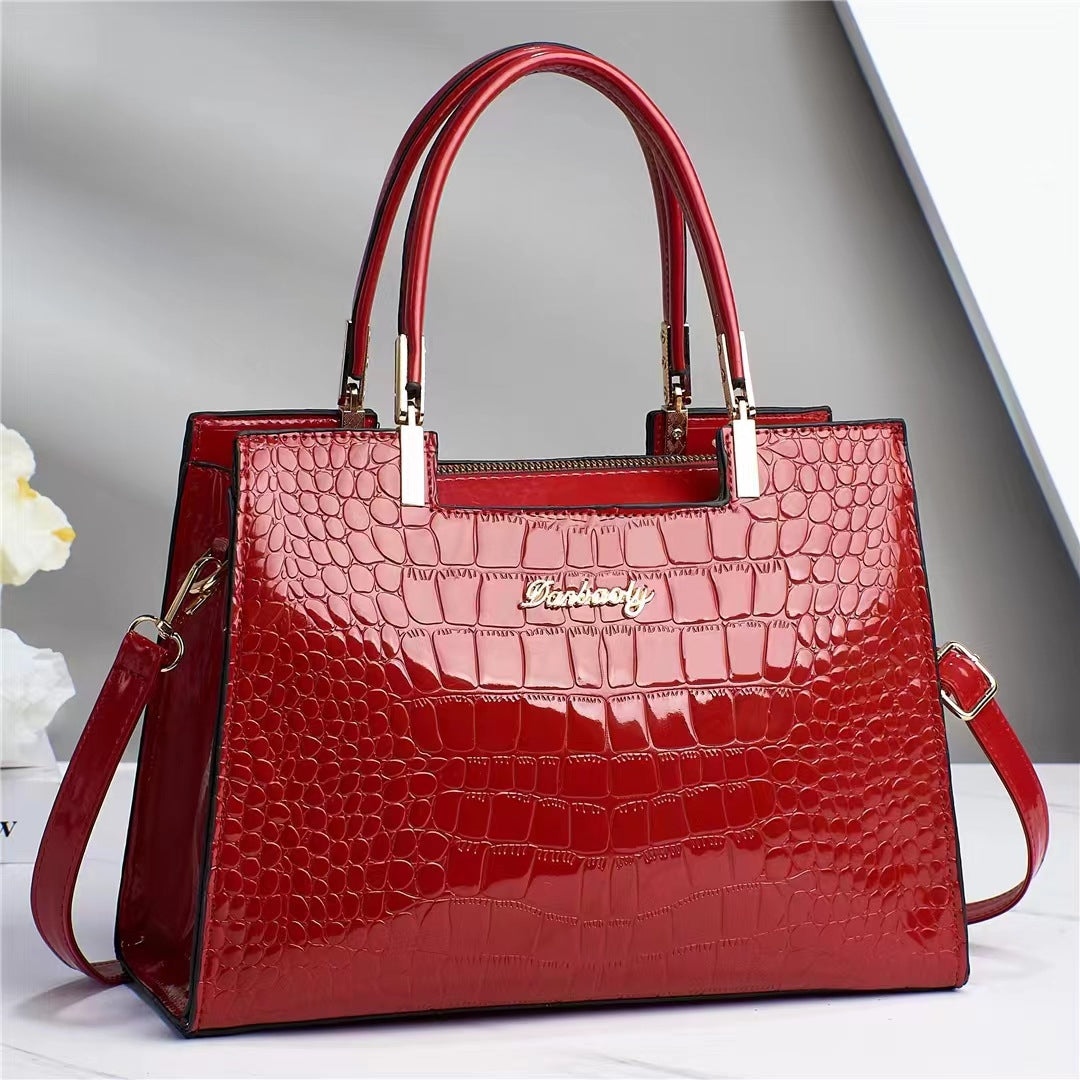 Brooks Shine | Croc-Embossed Luxury Bag