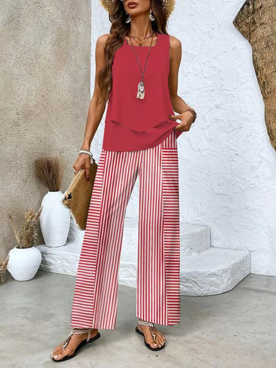 Brenda | Elegant 2-Piece Summer Set
