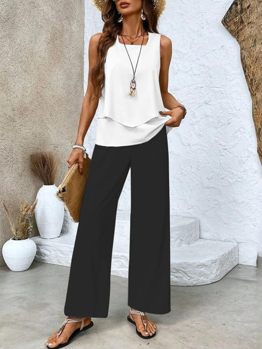 Brenda | Elegant 2-Piece Summer Set