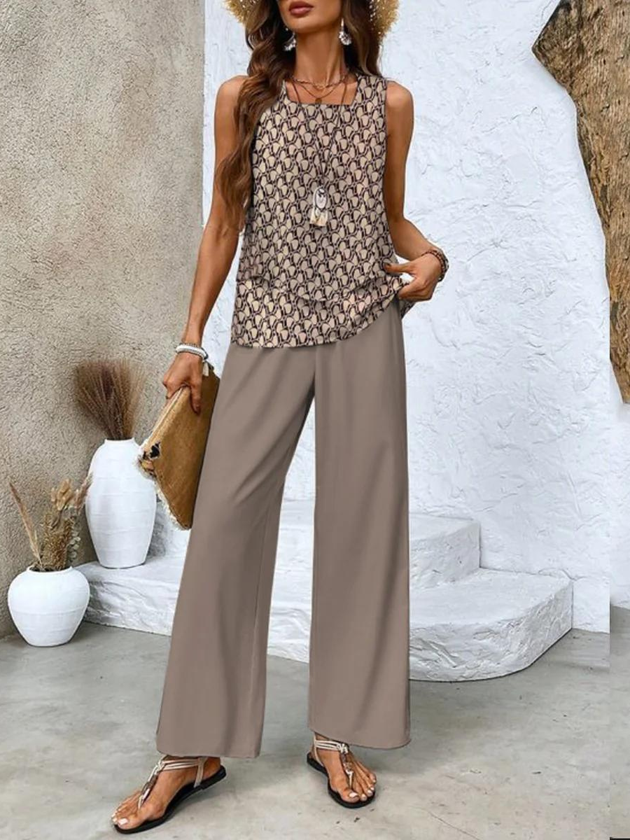 Brenda | Elegant 2-Piece Summer Set