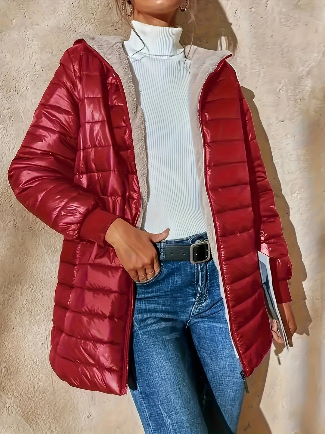 Alyssa - Comfortable Casual Thermal Long Jacket