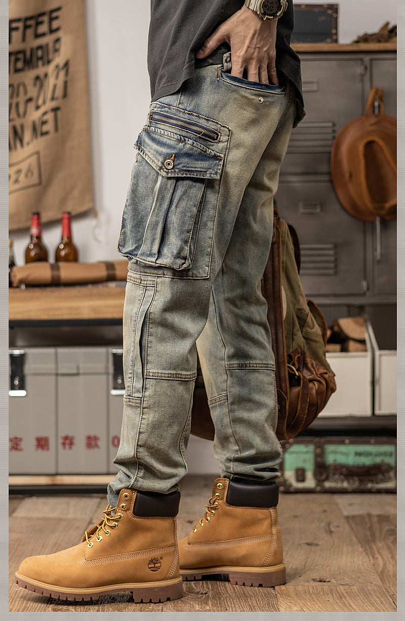 Denim Cargo Pants - Urban Style and Incomparable Comfort