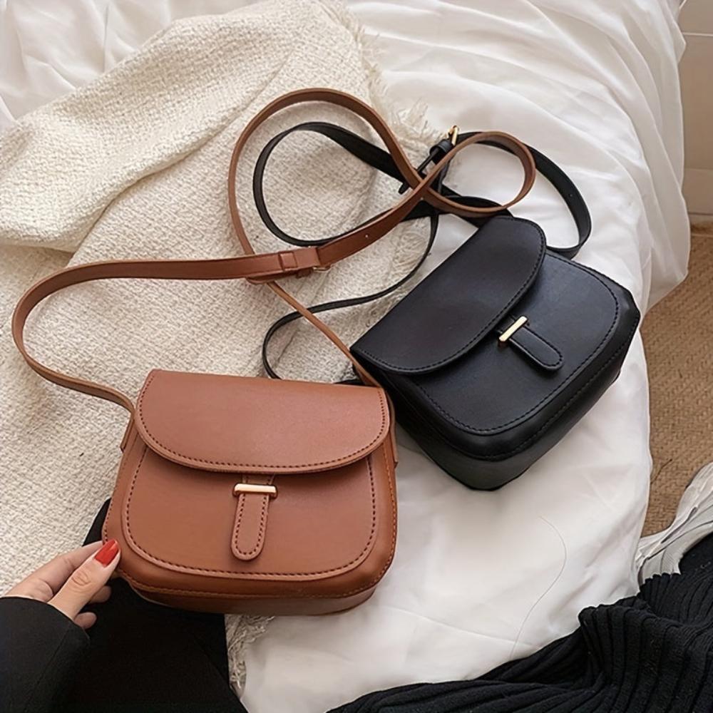 Aria Retro Grace | Elegant Saddle Crossbody Bag