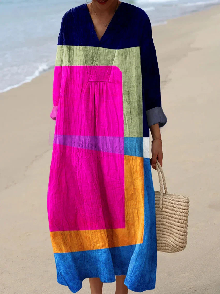 Jean - Vibrant Women's Dress