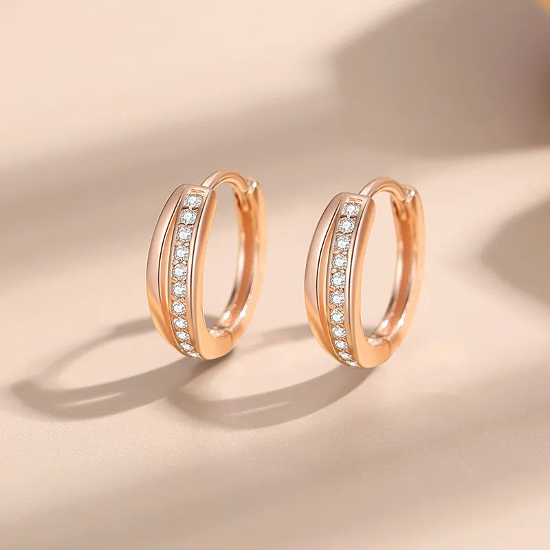 Elegant Golden Hoop Earrings