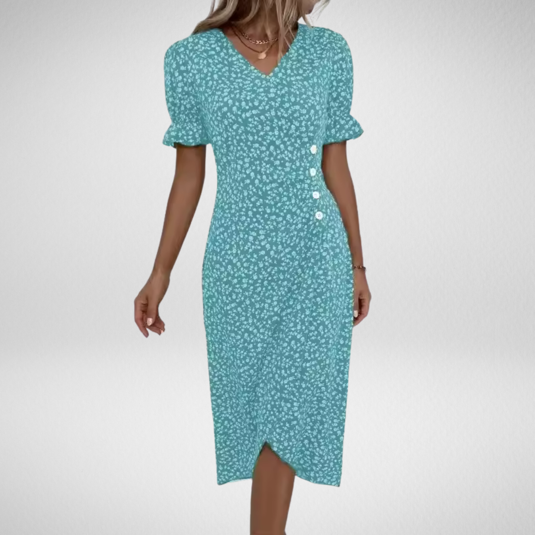 Judith | Elegant Floral Dress