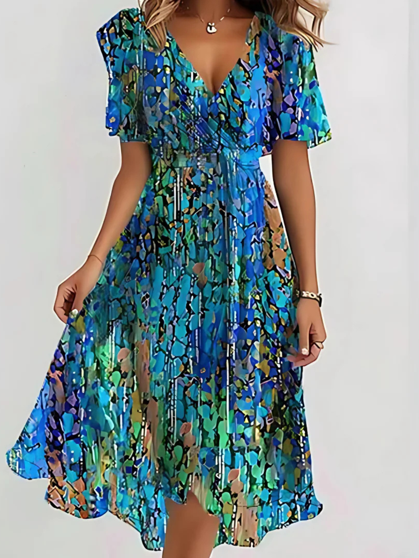 Matilda | Summer Dress With Belly Cover