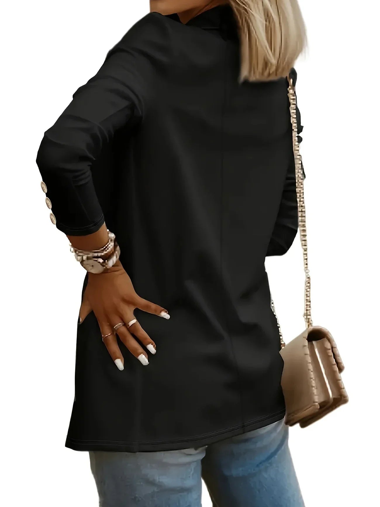 Layla - Stylish Open Front Jacket