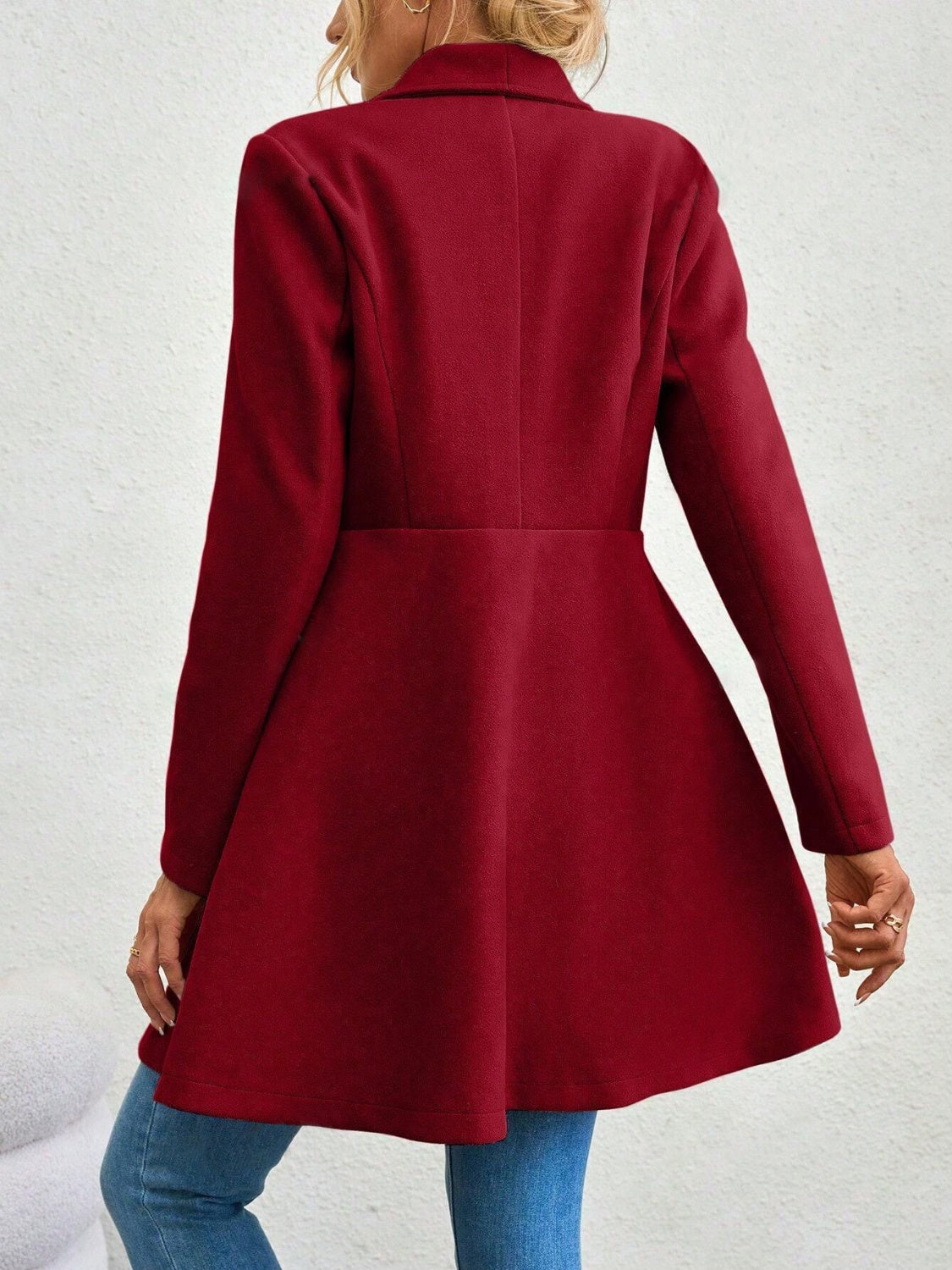 Tina - Elegant Button-Up Coat