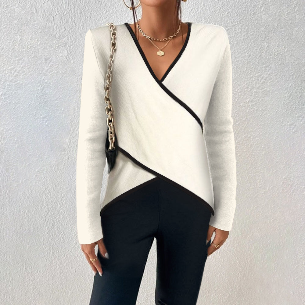 Dianne – Elegant Warm V-neck Sweater