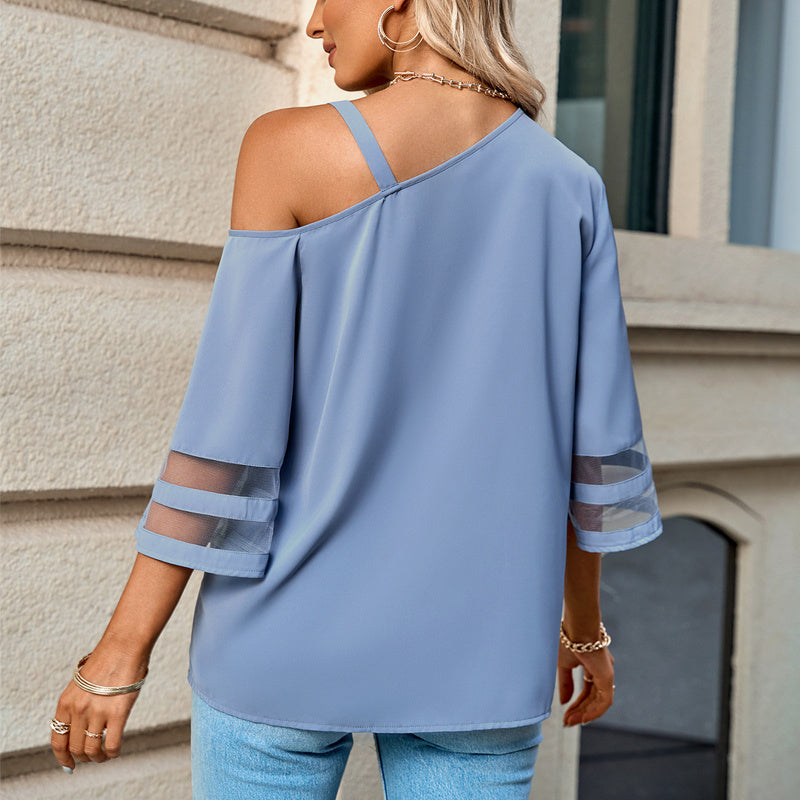 Off-the-Shoulder Top - Casual and Feminine Style for Spring