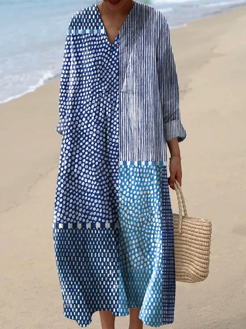 Lucille | Vibrant and Cozy Women's Dress
