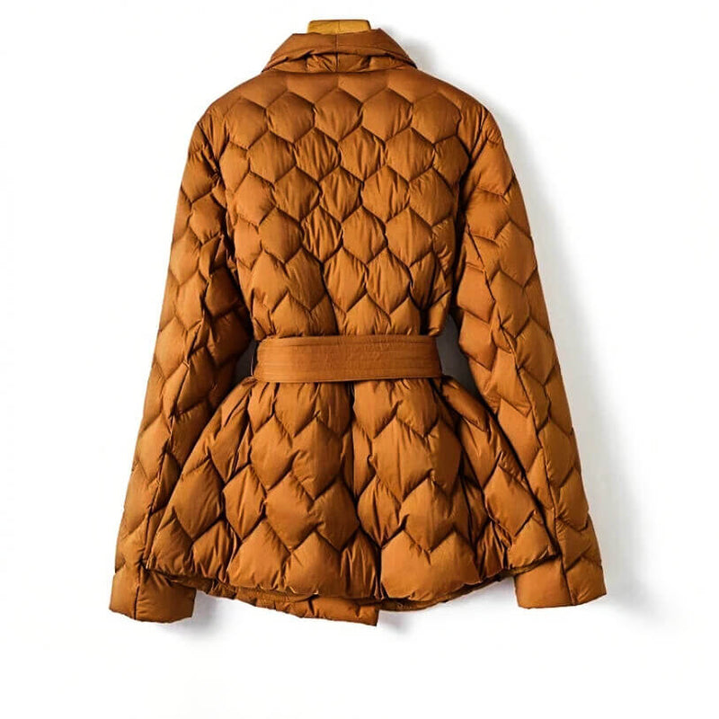 Cassie - Stylish Quilted Down Coat