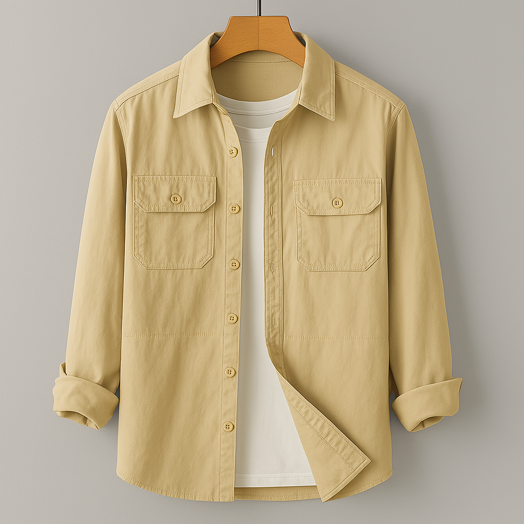 Caleb | Utility Cotton Shirt
