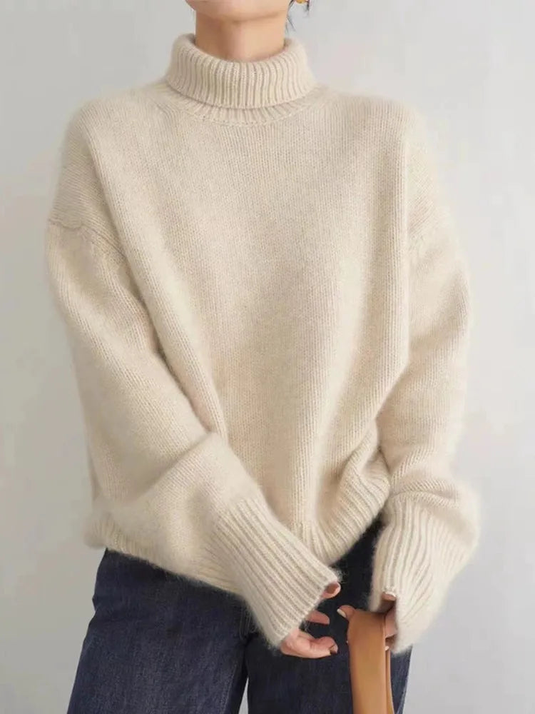 Avery - Comfy Soft Turtleneck Sweater