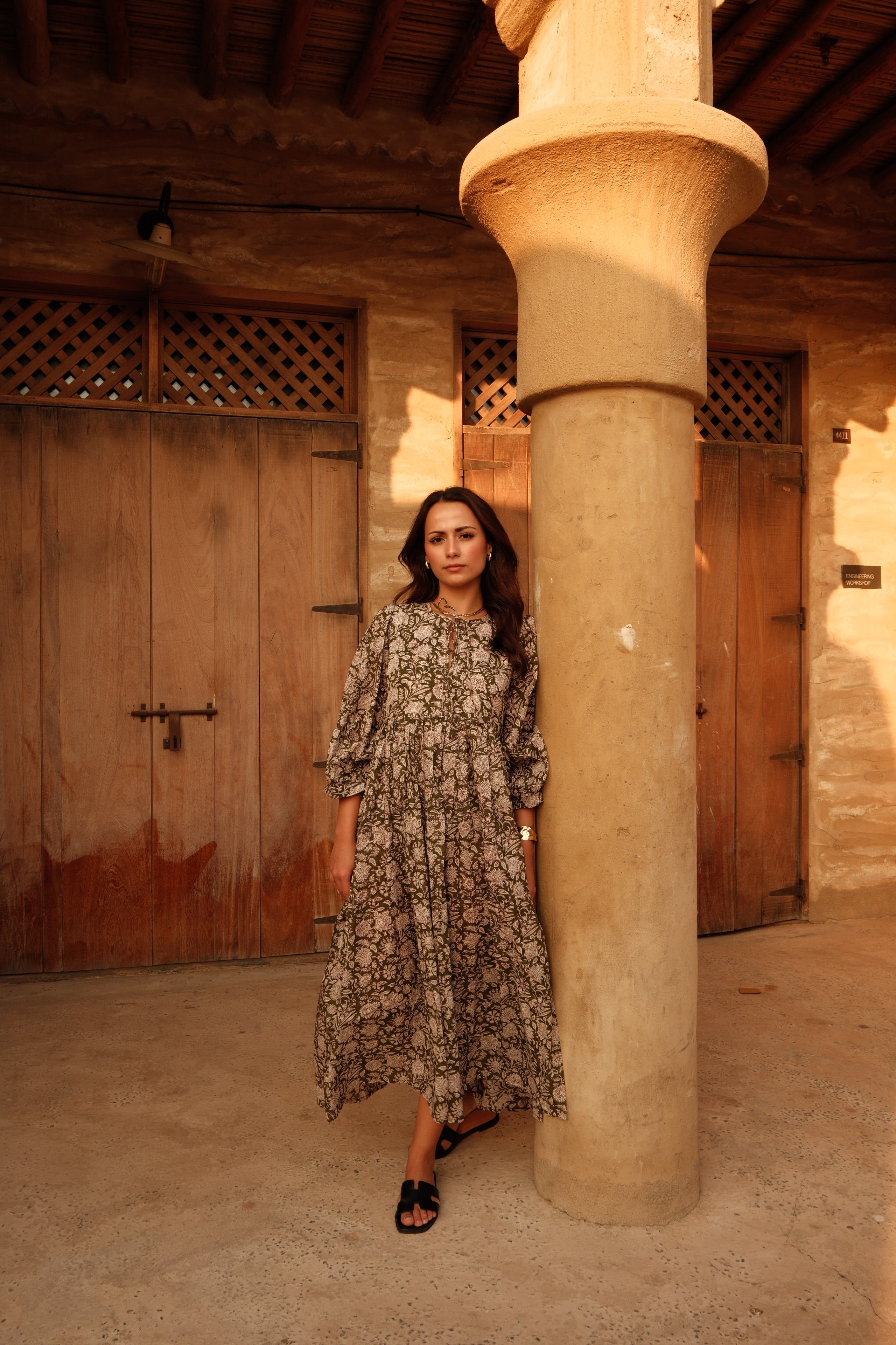 Olive Midi Dress