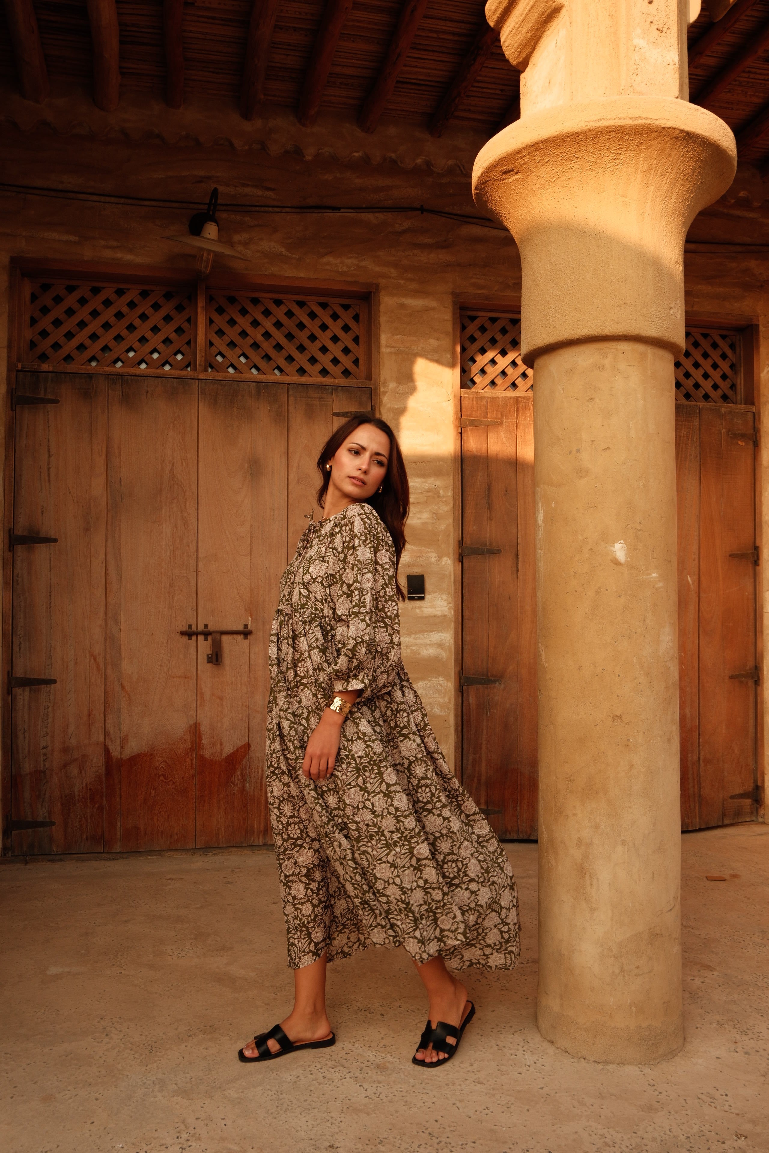 Olive Midi Dress