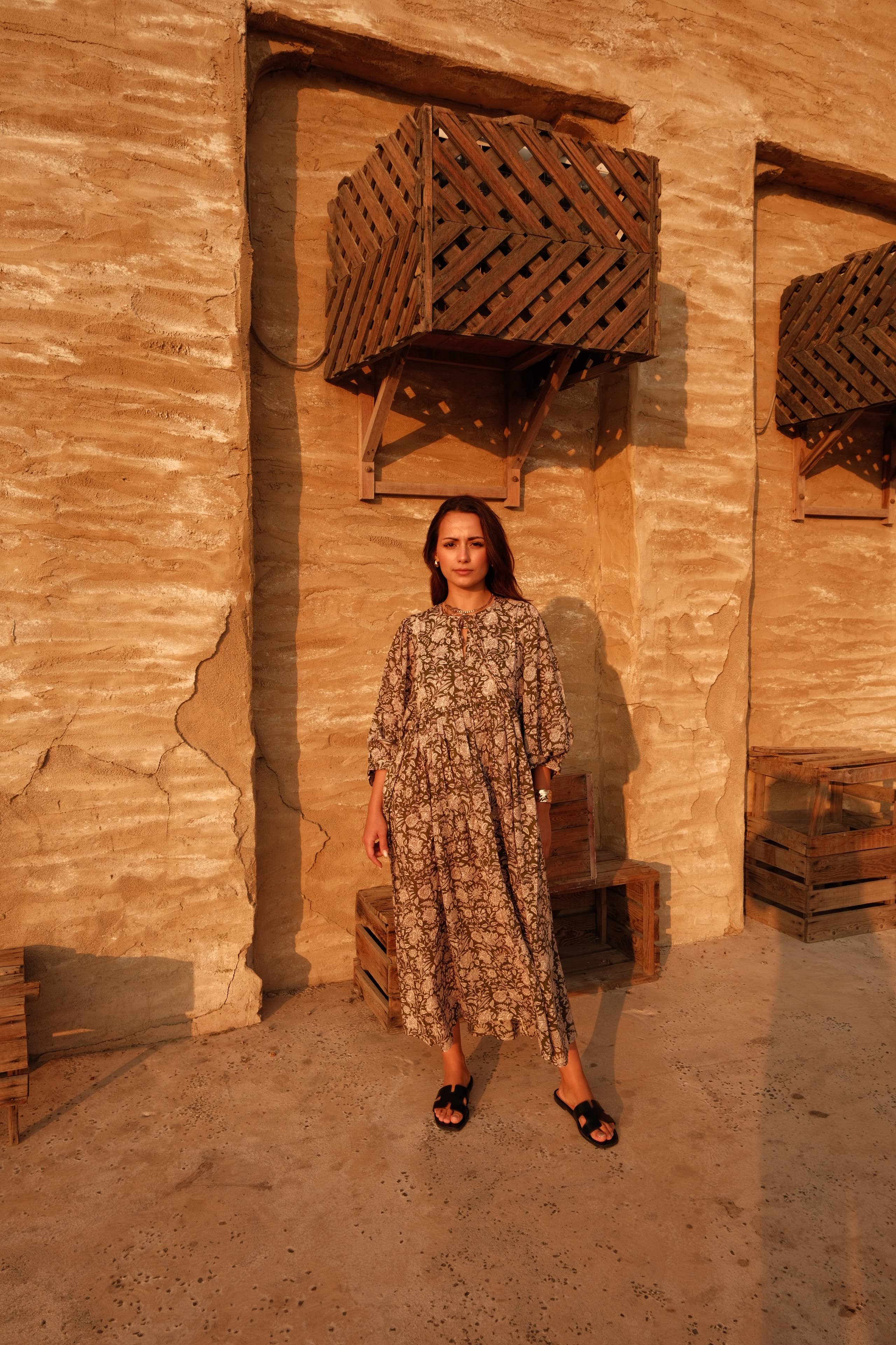 Olive Midi Dress