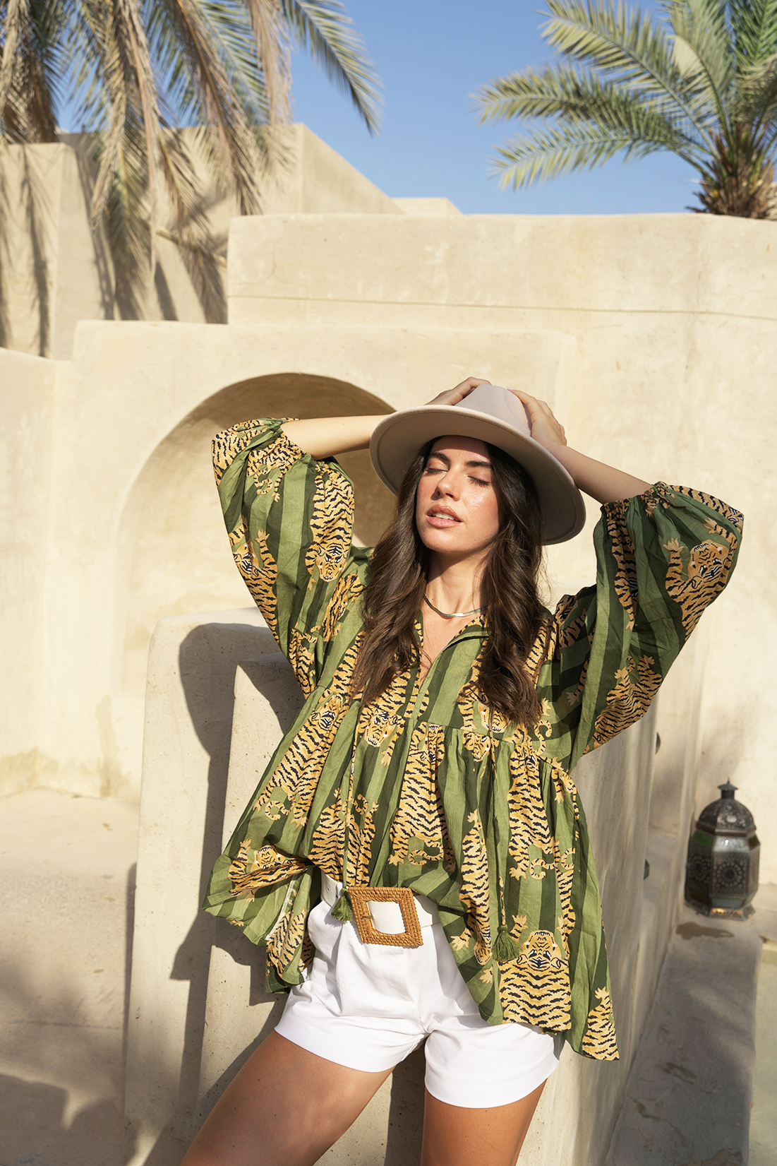 Selene Blouse - Tigress Vine