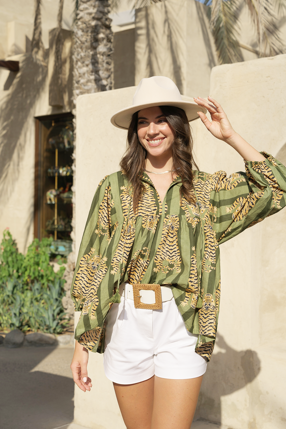 Selene Blouse - Tigress Vine